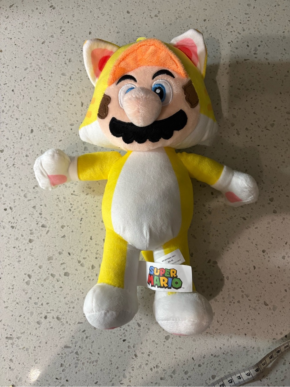 11” Super Mario Cat Plush Stuffy